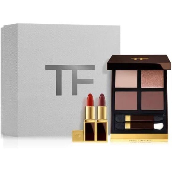Tom Ford Eye Color Quad & Lip Color Mini Deluxe Set - Picture 1 of 5